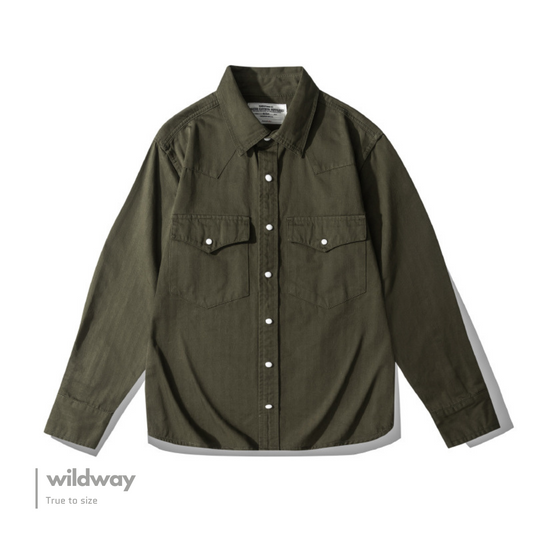 Heavy Cotton Shirt Jacket