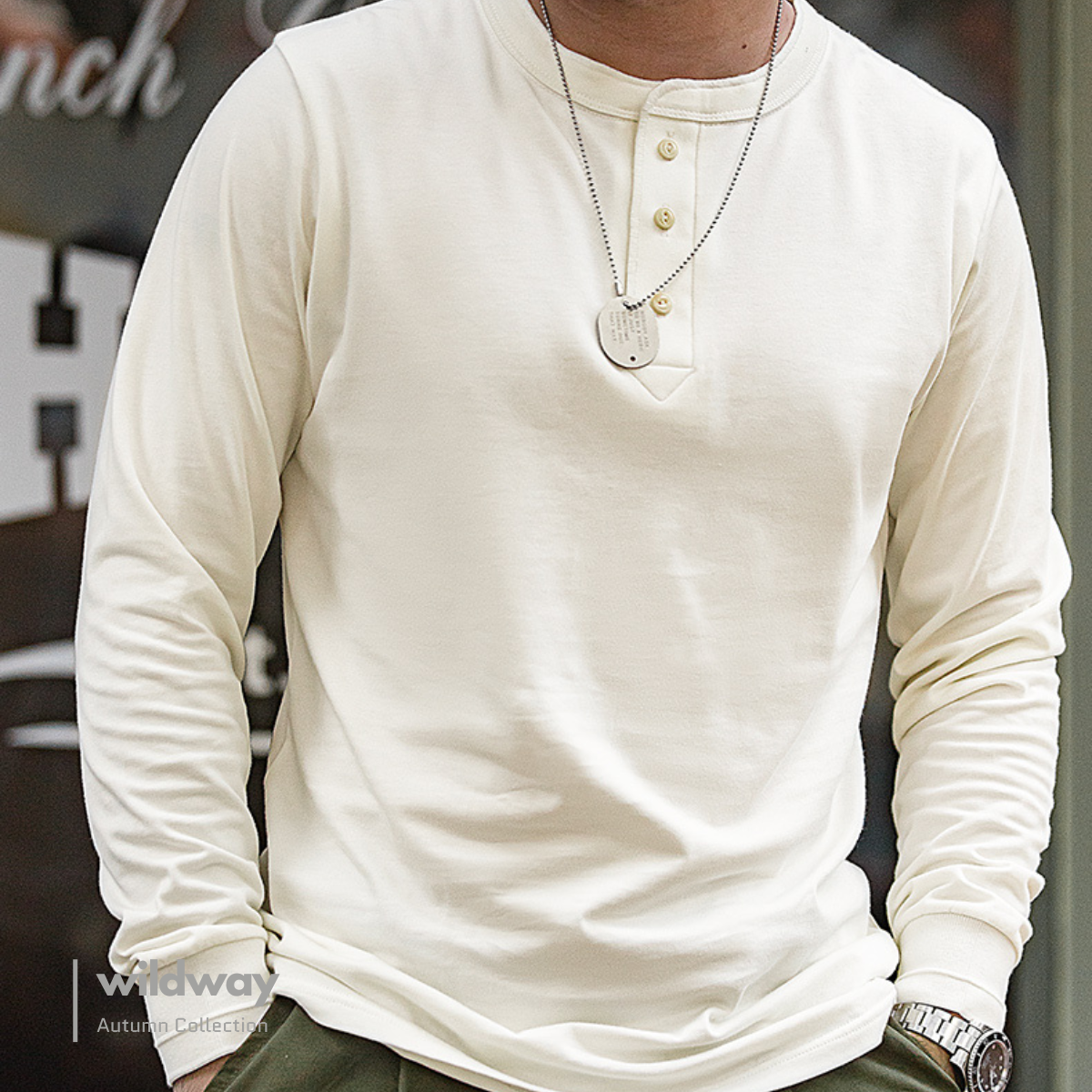 Classic Henley Long Sleeve Shirt